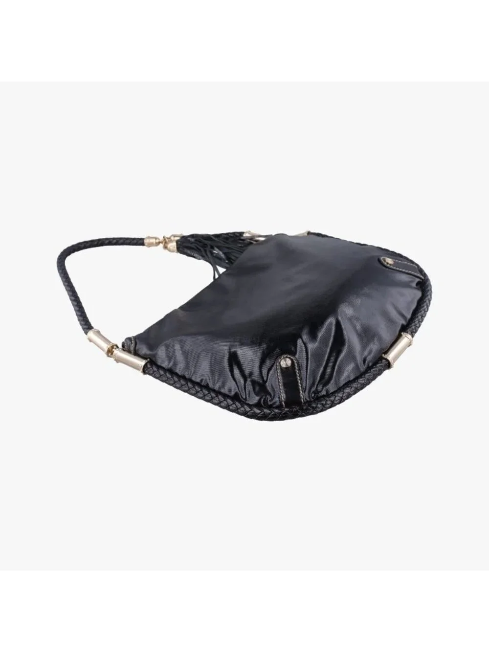 Gucci Dearlux Brit Hobo Black Leather